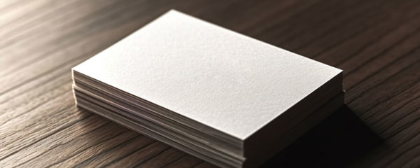 ramettes de papier blanc
